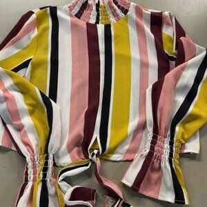 turtle neck tie crop